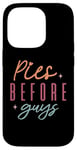 iPhone 14 Pro Retro Pies Before Guys - Retro Thanksgiving Matching Outfit Case