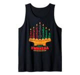 Kinara Seven Candles Principles Of Kwanzaa Happy Kwanzaa Tank Top