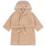 Konges Sløjd terry bathrobe animal – smoke gray - toddler
