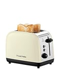 Russell Hobbs Stainless Steel Lift and Look Cream 2 Slice Toaster