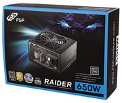 FSP Raider Silver 650 Alimentation PC 80 Plus Silver Format ATX 650 W Noir