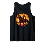 Headless Horseman of Sleepy Hollow Lit Jack O Lantern Tank Top