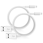 Câble Iphone 2m Lot De 2 [Certifié Mfi],Câble De Chargeur Lightning Pour 2m Long Câble Lightning Usb Cable Iphone Charge Rapide Cordon Iphone Fil Iphone Cable For Apple Iphone 14/13/12/11/X/Xs/Xr/8