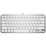 Logitech MX Keys Mini Wireless Illuminated Keyboard Grey Smart Dictation Mic Mute/Unmute Emoji Wireless Keyboard