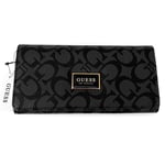 GUESS Purse | Coal Black Abree Large Womens Logo Wallet | Card Case Coin Gift