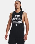 Under Armour Men's Project Rock "Iron Paradise" Muscle Tank Top - Black, Large