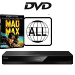 Panasonic Blu-ray Player DP-UB820 MultiRegion for DVD 4K inc Mad Max Fury Road