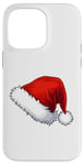 Coque pour iPhone 14 Pro Max Chapeau Père Noël Père Noël Dessin animé