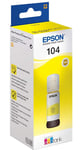 Cartouche d'encre Epson Ecotank 104 Jaune