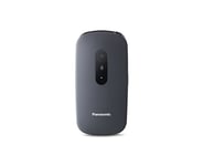 Panasonic Kx-Tu446exg, Klapptelefon, Enkelt Sim, 6,1 Cm (2.4"), 320 X 240 Piksler, Bluetooth, Grå