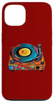 Coque pour iPhone 13 Tourne-disque vintage coloré - Retro Pop Art Vibes