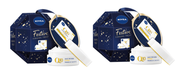 2xNivea Festive Firming Treat Q10 AntiWrinkle Power SPF15 Day Cream 50ml GiftSet