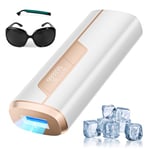 LUBex Épilateur Lumière Pulsée, Laser IPL de Refroidissement, 9 Niveaux D'énergie et 999900 Impulsions Lumineuses, 3 Fonctions-HR/SC/RA 2 Modes, Épilation pour Hommes, Femmes, Visage, Jambes