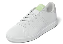 adidas Femme Advantage Base 2.0 Shoes 7 Chaussures, FTWR White FTWR White Semi Green Spark, 40 2/3 EU