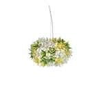 Kartell - Bloom S2 Suspension 9260, Mint, Incl. 3xLED 4,5W G9 - Pendellampor - Ferruccio Laviani - Grön