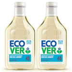 Ecover Concentrated Non Bio Laundry Detergent, Lavender and Sandalwood, 40 Washes, 1.43 L, Pack of 2