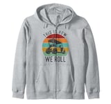 This is How We Roll Golf Cart Funny Golfers Player TShirt Zip Hoodie