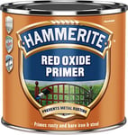 Hammerite Primer - Red Oxide. Metal Primer for Garden Furniture, Radiator and Fence Paint. Rust Inhibitor and Rust Treatment for Metal, Interior and Exterior Use - 500ml