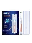 Oral-B Genius X Rose Gold Electric Toothbrush Designed By Braun + Travel Case