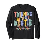 Friends Twinning With My Bestie Spirit Week Matching Funny Long Sleeve T-Shirt