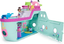 Gabby’S Dollhouse, Gabby Cat Friend Ship, Cruise Ship Toy with 2 Toy Figures, Su