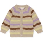 Konges Sløjd Arc knit cardigan – fairy melange stripe - 3år