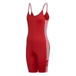 Adidas Women's CYCLING SUIT Body, Lush red/White, 8 UK