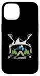 Coque pour iPhone 14 Killington Vermont Masque de ski Motif montagne