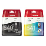 Canon PG540 Black & CL541 Colour Ink Cartridge Bundle For PIXMA MG3250 Printer