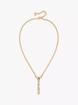 Susan Caplan Pre-Loved Dior Swarovski Crystal Drop Pendant Necklace