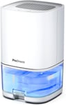 Pro Breeze 1000ml Dehumidifier for Bathroom - Quiet, Portable & 1000ml, White 