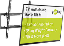 49731 Support Mural Tv Inclinable Pour Ecrans Et Telev Urs De 32-55 Pouces (81-140 Cm) - Fixation Murale Tv Avec Une Capacité De Charge . 35 Kg Accroche Television Mural Vesa 400X400