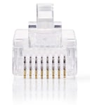 RJ45 Modularstik til Solid Cat 5 UTP kabel