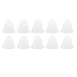 10PCS Hearing Amplifier Domes Replacement Silicone Soft Earplug Eardrum Head TOU