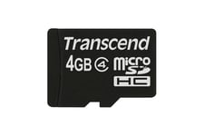 Transcend - flashhukommelseskort - 4 GB - microSDHC