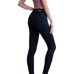 fuchsiaan Femmes Yoga Pantalons Fitness Collants Sexy Taille Haute Hip Lift Slim Extensible Respirant Mode Impression Fitness Leggings Push Up Fitness Pants Pêche Hanches Noir S