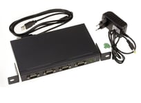 Rs232 to USB Converter - 4 Independent Ports - Industrial - Rackable