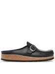 Birkenstock Buckley Oiled Leather - Black, Black, Size 6, Women