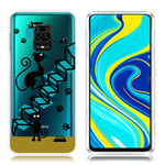 Deco Xiaomi Redmi Note 9 Pro / Xiaomi Redmi Note 9S / Xiaomi Redmi Note 9 Pro Max skal - Fotavtryck Av Katt