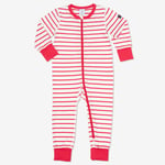 Pyjamasoverall Randig Baby/Barn