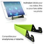 Support Universel Pliable de poche couleur vert pour smartphone tablette iPhone 6 6S 5 5S 5C 4 4S 3 3G iPod