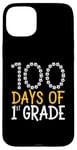 iPhone 15 Plus 100 days of first grade Soccer Sport 100th day of school Case