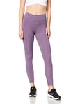 Nike DD0249 W NK ONE DF MR 7/8 TGT Leggings Women's Amethyst Smoke/White XL