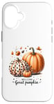 Coque pour iPhone 16 Plus Citrouille Happy Thanksgiving Day Autumn Vibes Cozy Season Fall