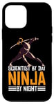 Coque pour iPhone 12 mini Scientist By Day, Ninja By Night --