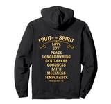 Fruit of the Spirit Love Joy Peace Longsuffering King James Pullover Hoodie