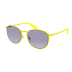 Calvin Klein CK2137S WoMens oval-shaped metal sunglasses - Yellow - One Size