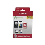 Pack de 2 cartouches d'encre + pack papiers photo - CANON - PG-560 Noir + CL-561 Couleur