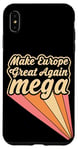 Coque pour iPhone XS Max Pro EU - Make Europe Great Again - Retro Vintage - Mega