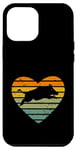 iPhone 12 Pro Max I Love Wild Boars Retro Heart Hunter Boar Case